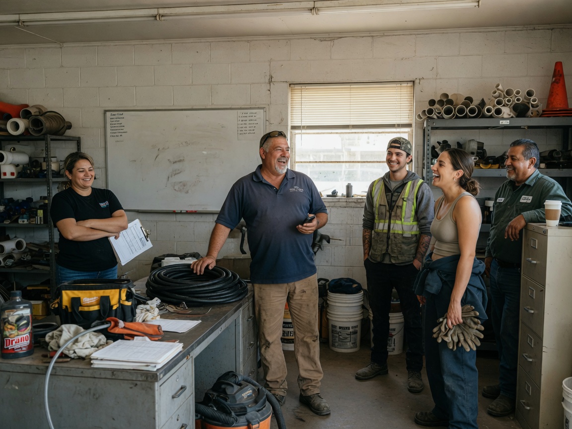 The Texas Drain Cleaning team