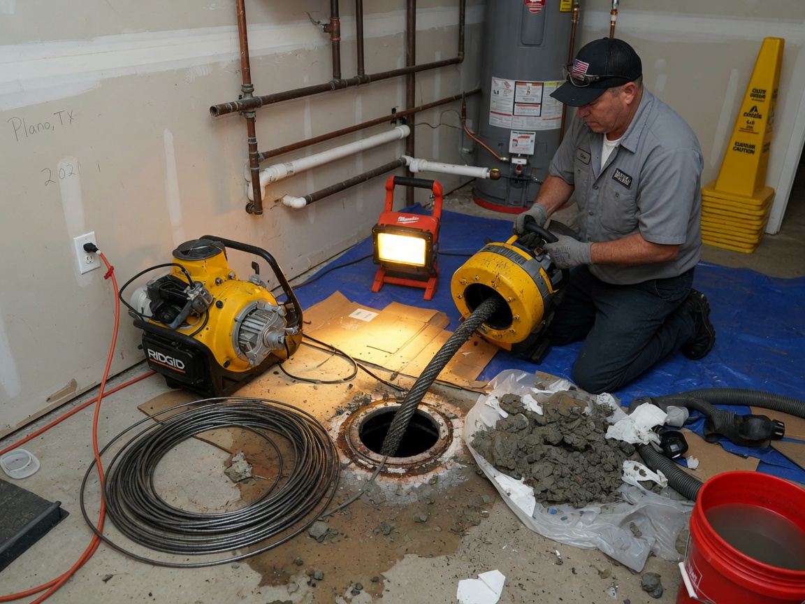Drain Cleaning in Richardson
